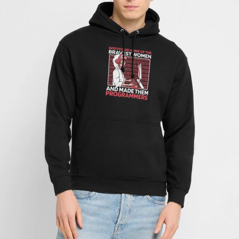 Entwickler Coder Programmierer Gott Unisex Hoodie