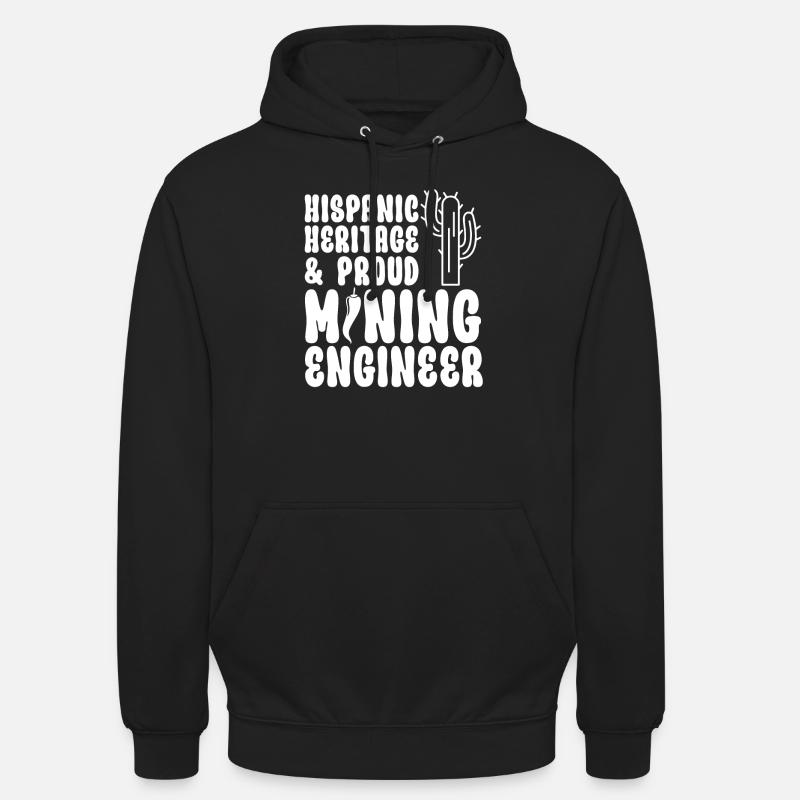Engineer Spanish Mining Engineer - Unisex Hoodie - black