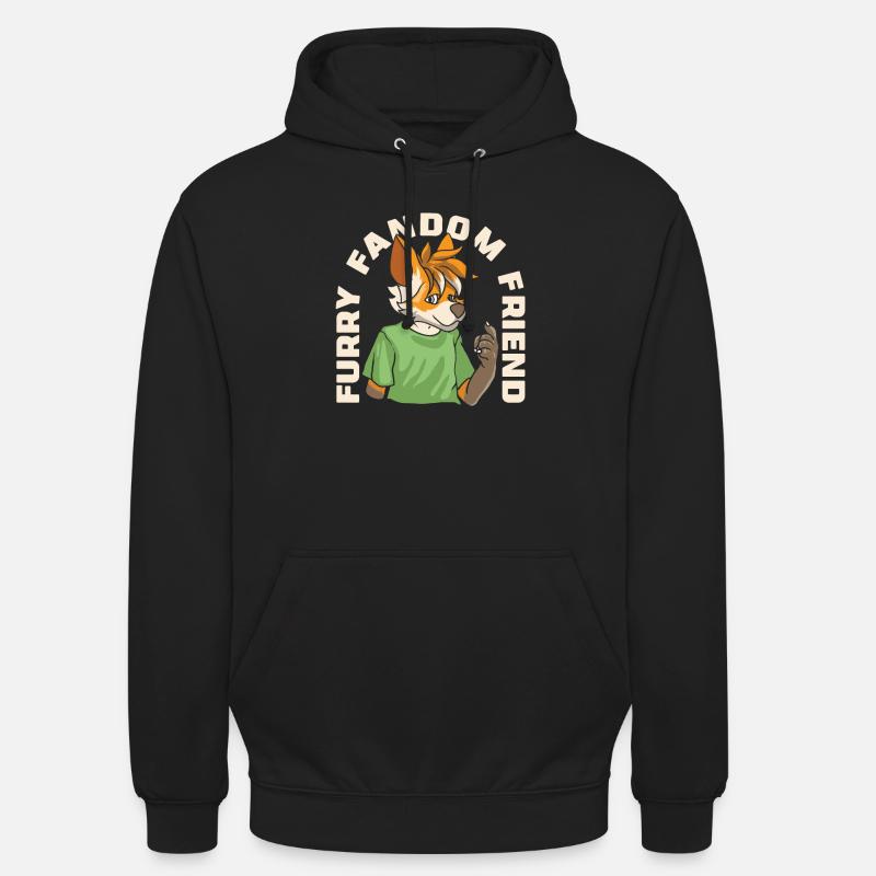 Furry Fandom Fursuits Fun - Sweat-shirt à capuche unisexe - noir