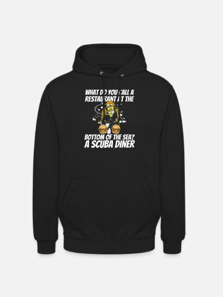 Diving Diver Commercial Diving - Unisex Hoodie - black
