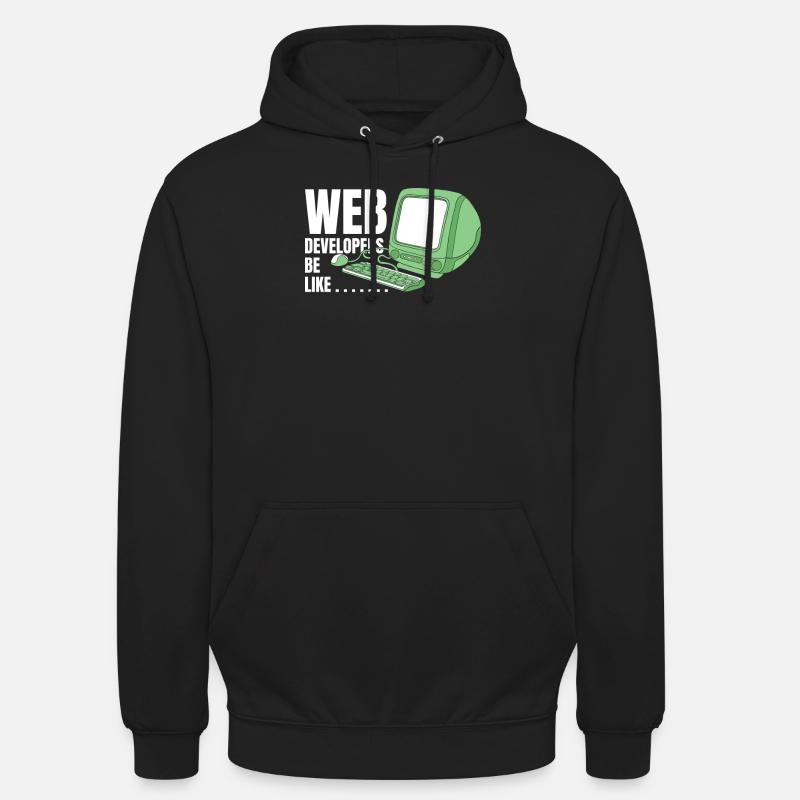 Web Developer Web Developer Funny - Unisex Hoodie - black