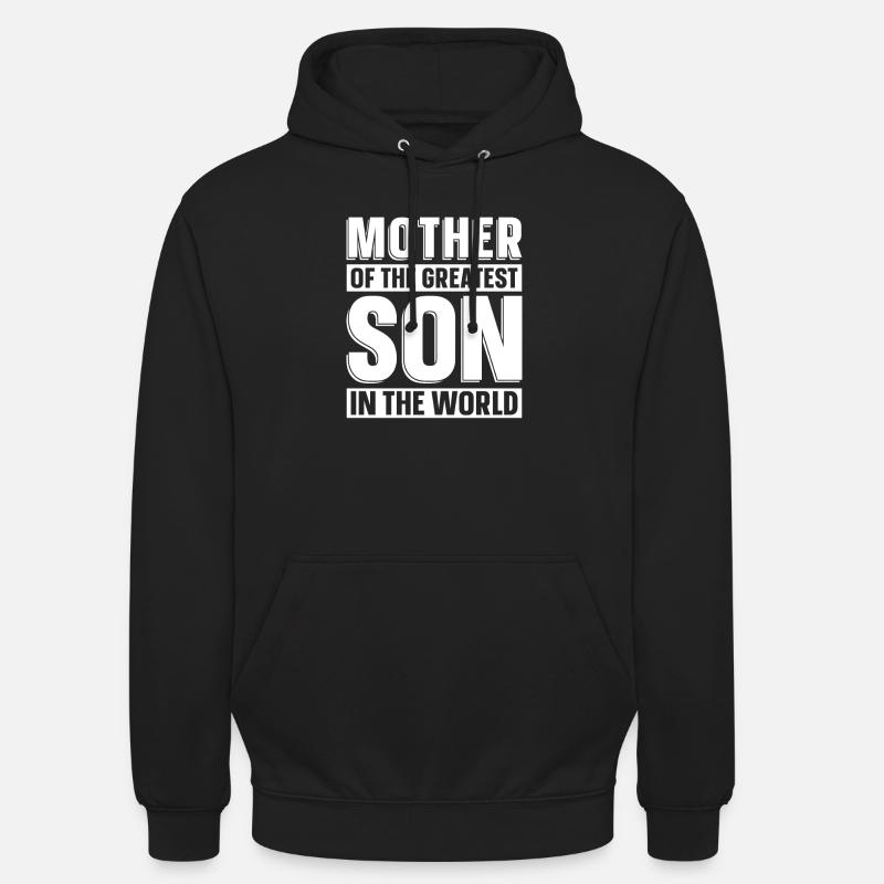 Maman Mère La plus grande - Sweat-shirt à capuche unisexe - noir