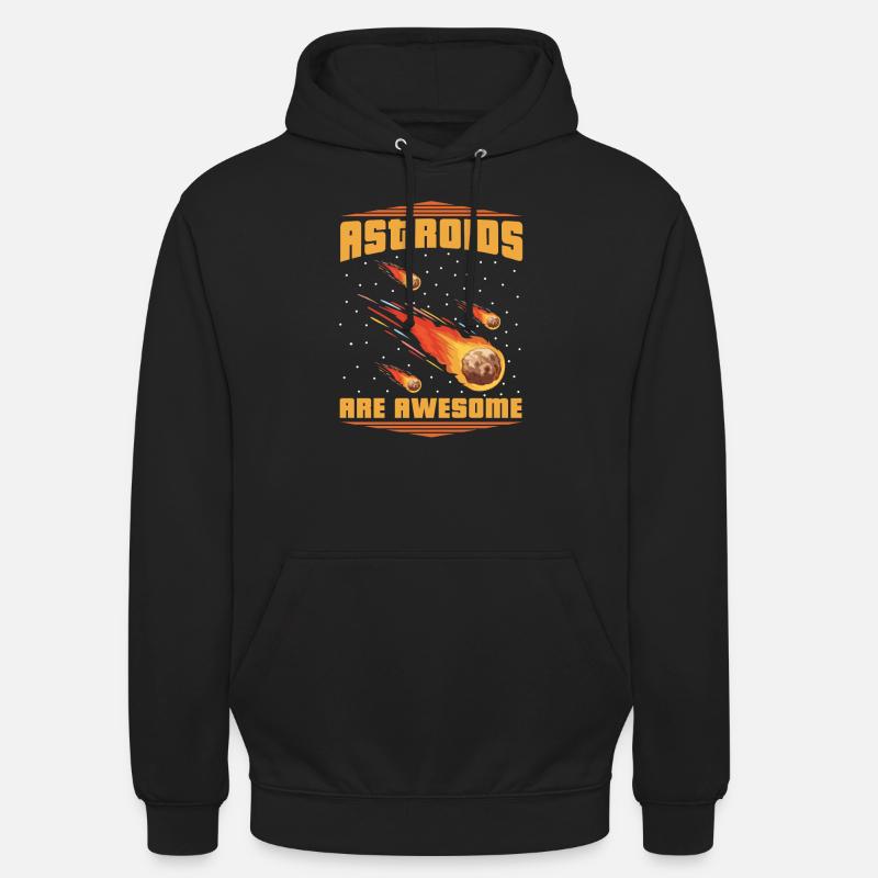 Dérivation astroïde de l’espace spatial - Sweat-shirt à capuche unisexe - noir