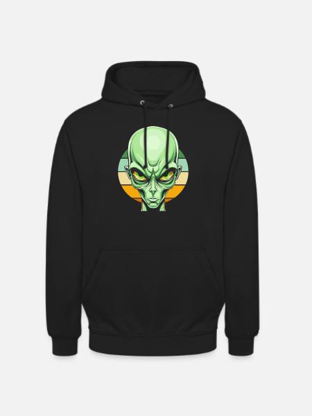 Alien Außerirdischer - Unisex Hoodie - Schwarz