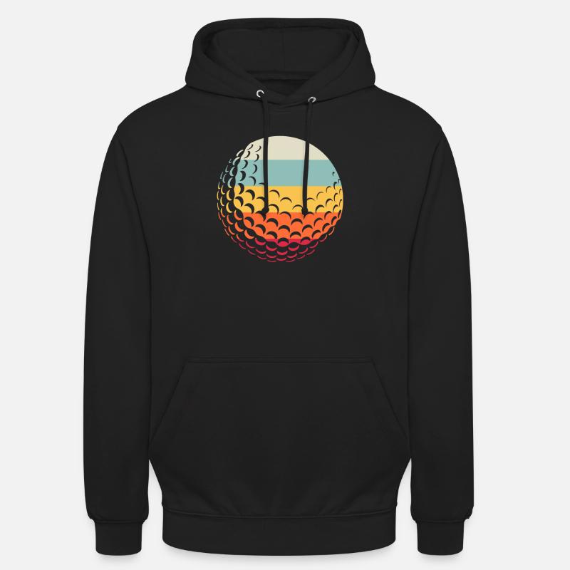Golf Golfeurs Golfeurs - Sweat-shirt à capuche unisexe - noir