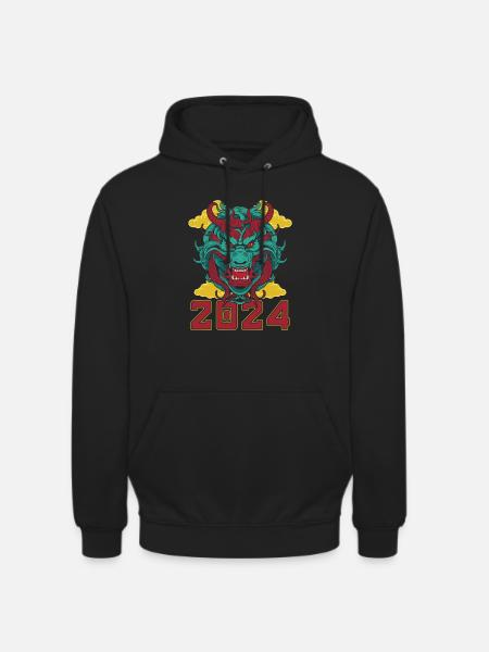Year of the Dragon 2024 - Unisex Hoodie - black