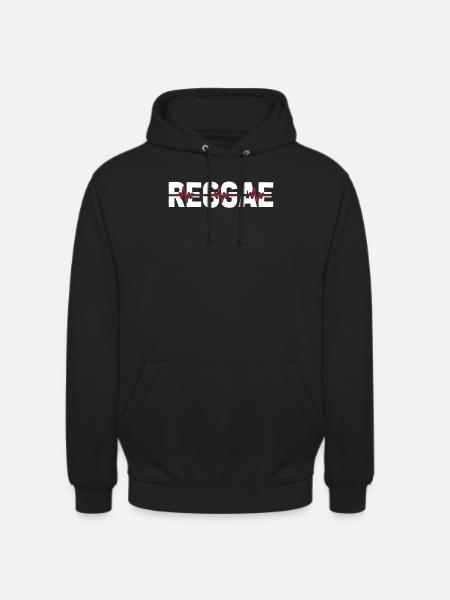 Reggae Ekg Heartbeat - Unisex Hoodie - black