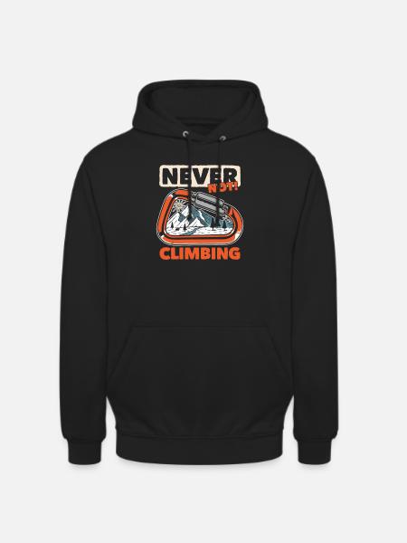 Bouldern Escalade de bloc - Sweat-shirt à capuche unisexe - noir
