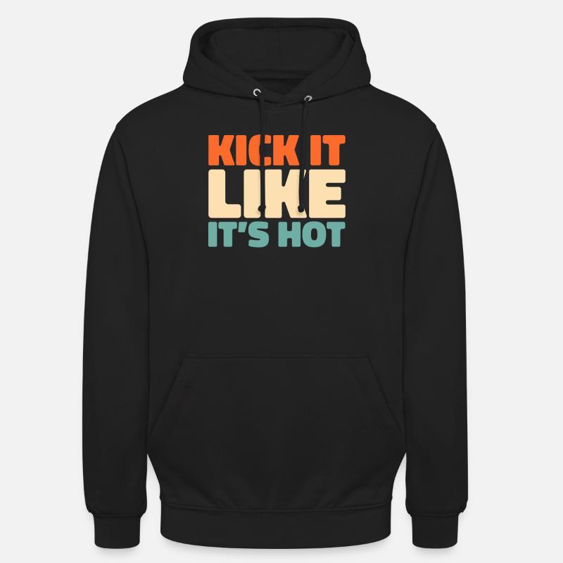 Baskets - Sweat-shirt à capuche unisexe - noir