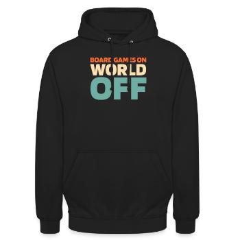 Board Game Board Game - Unisex Hoodie - black - Front - Alina (178cm) & Michal (187cm)