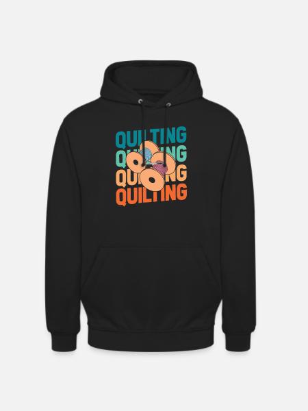 Quilting - Unisex Hoodie - black