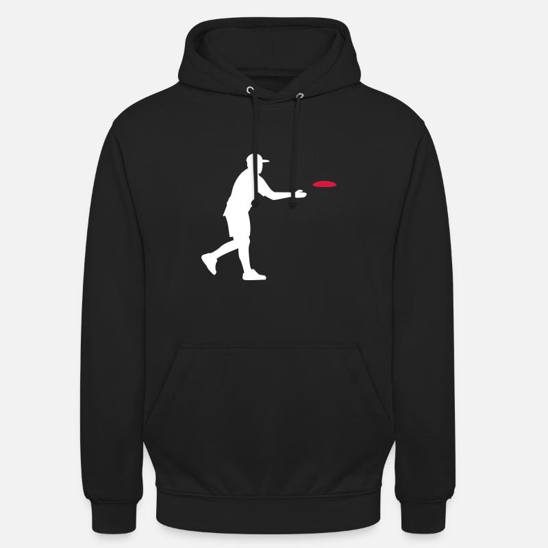 disc Golf - Sweat-shirt à capuche unisexe - noir