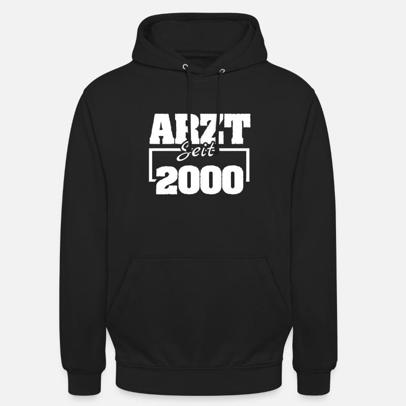 Médecins du travail 2000 - Sweat-shirt à capuche unisexe - noir