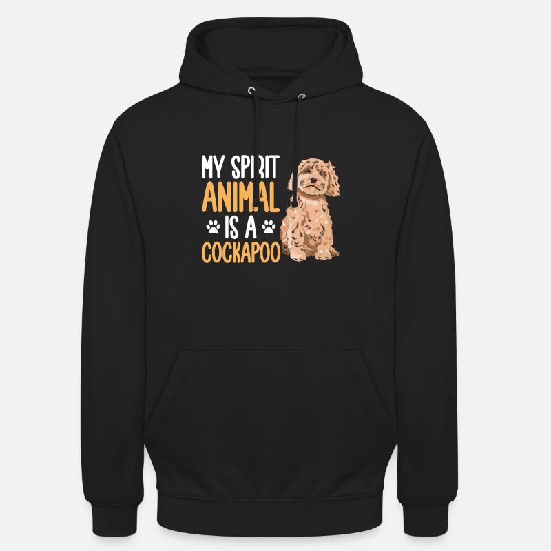 Cockapoo Chien - Sweat-shirt à capuche unisexe - noir