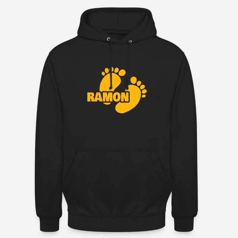 Ramon - Sweat-shirt à capuche unisexe - noir