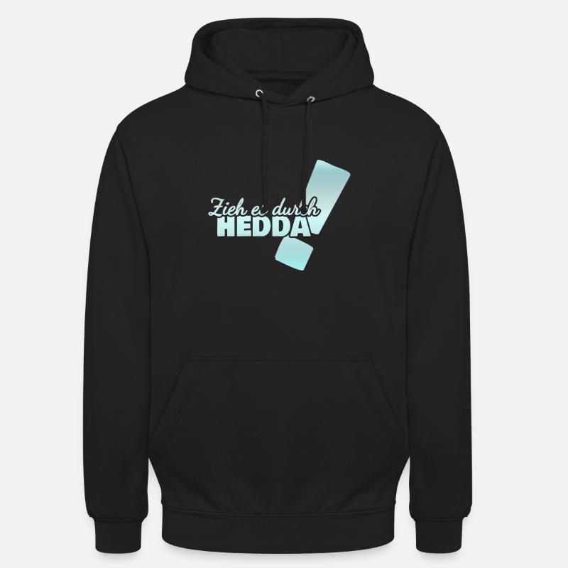 Vorname Hedda - Unisex Hoodie - Schwarz