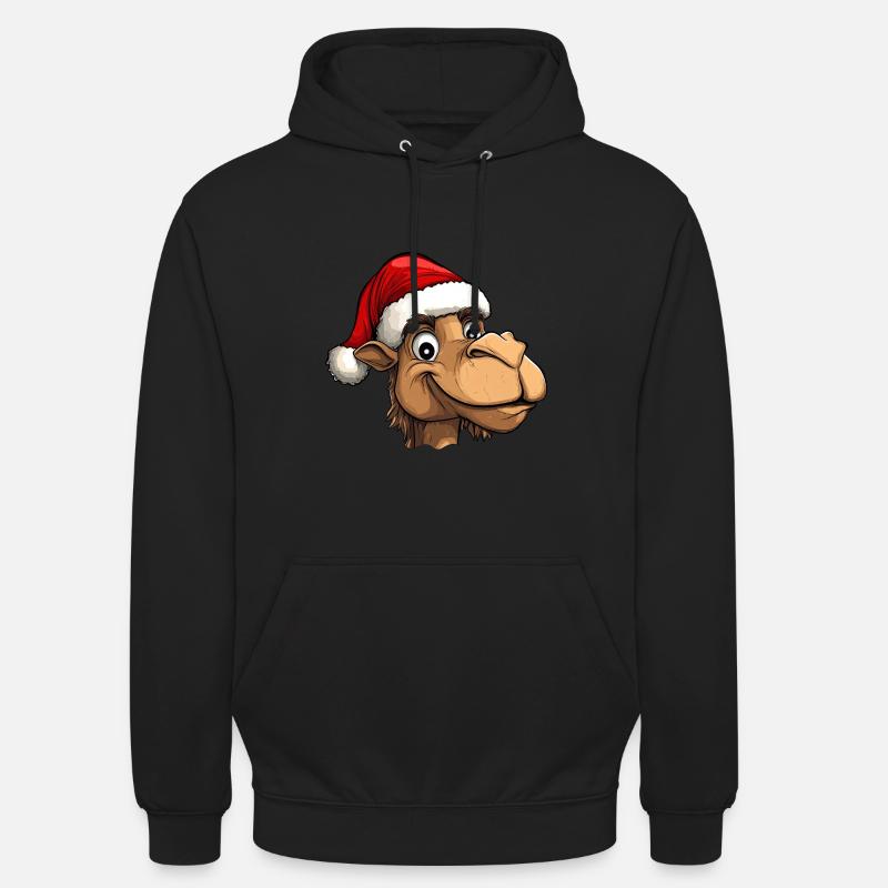 Kamel Weihnachtsmann - Unisex Hoodie - Schwarz