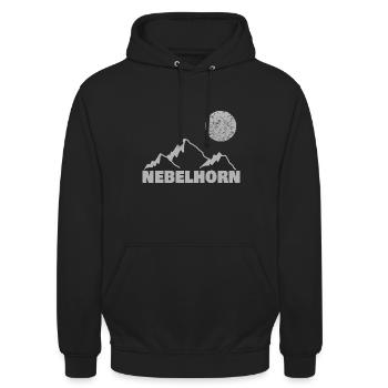 Bergsteigen für Kopie Klettern Bergsport - Unisex Hoodie - Schwarz - Vorne - Alina (178cm) & Michal (187cm)