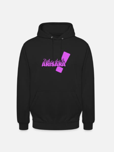 Vorname Arisara - Unisex Hoodie - Schwarz