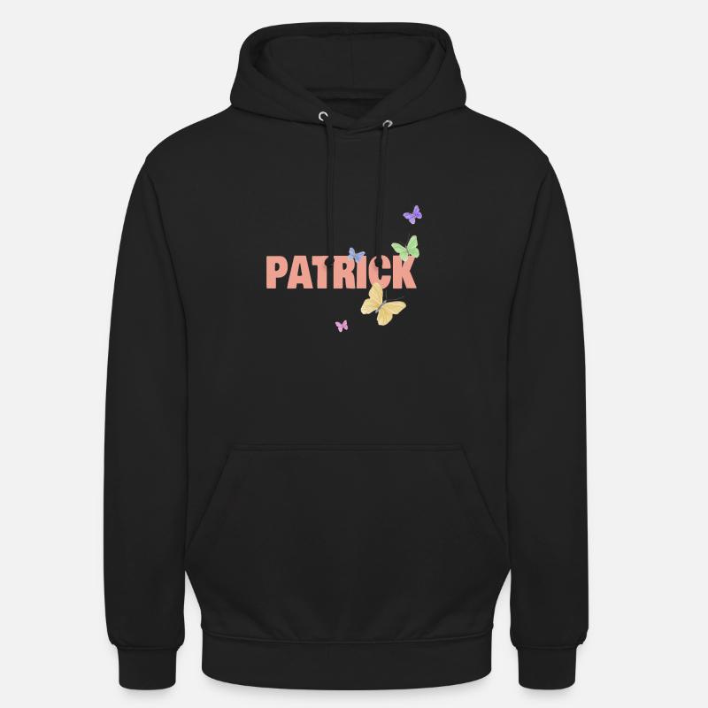 Patrick Patrick - Sweat-shirt à capuche unisexe - noir
