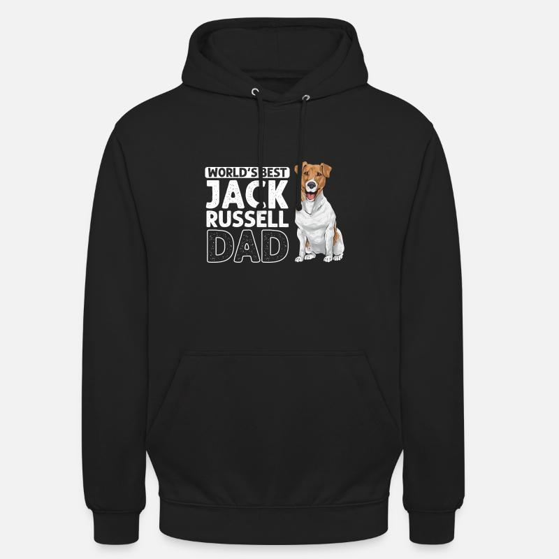 Jack Russell Terrier - Sweat-shirt à capuche unisexe - noir