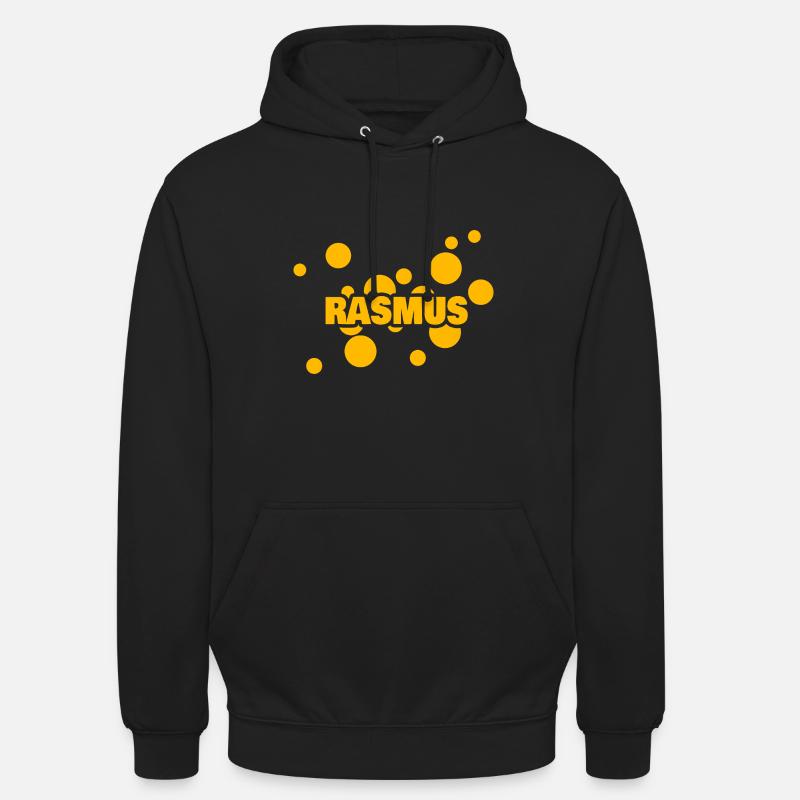 Cadeau pour Rasmus - Sweat-shirt à capuche unisexe - noir