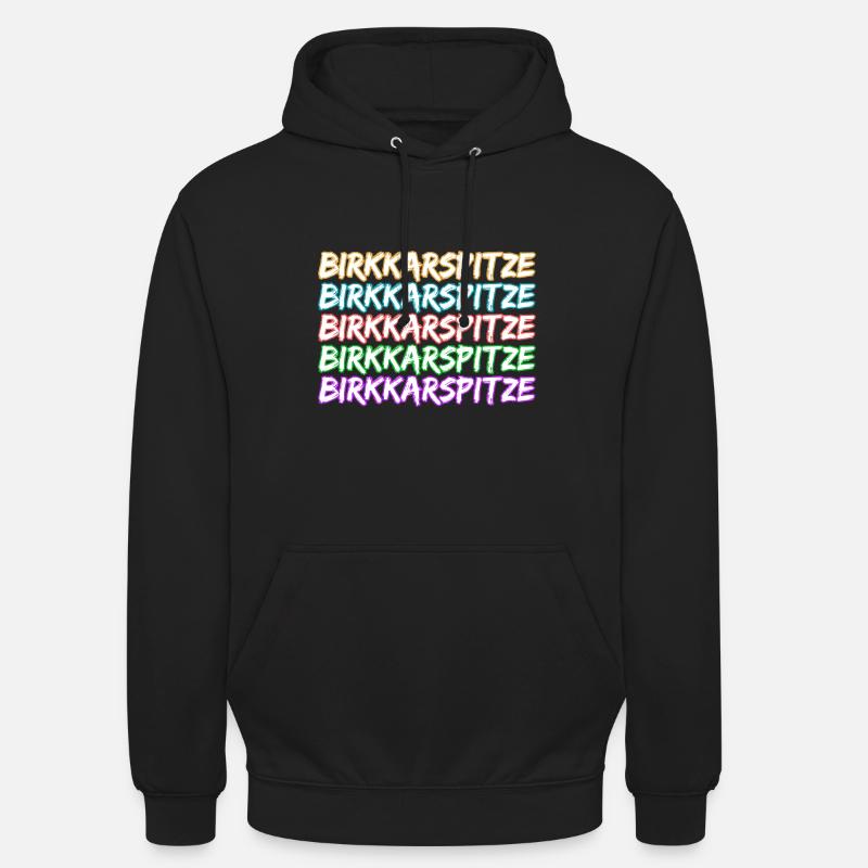 Climbing Birkkarspitze - Unisex Hoodie - black