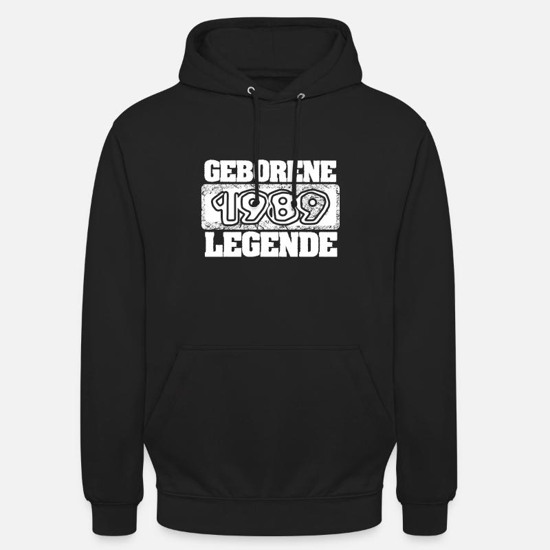Idée cadeau 1989 - Sweat-shirt à capuche unisexe - noir