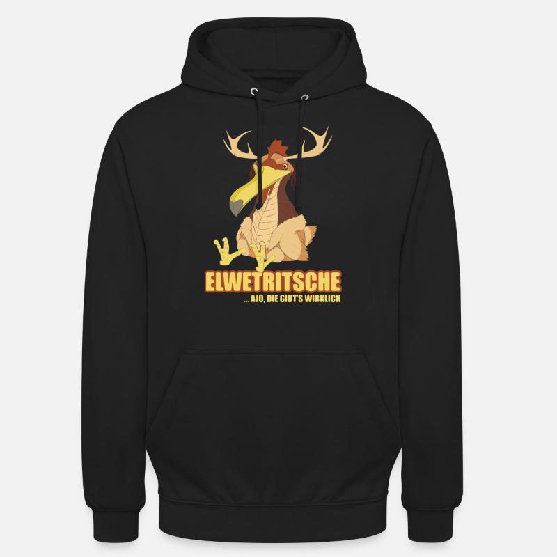 Elwetritsche Pfälzer Geschenk - Unisex Hoodie - Schwarz