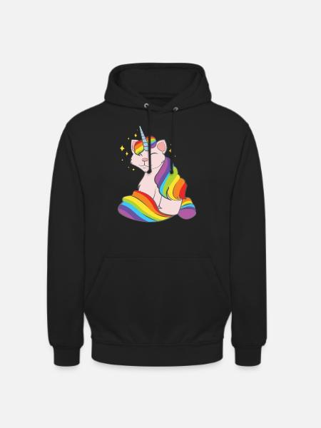Caticorn - Unisex Hoodie - black