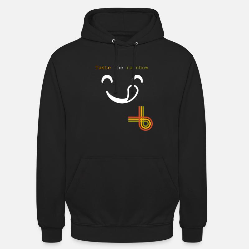 Taste the rainbow - Sweat-shirt à capuche unisexe - noir