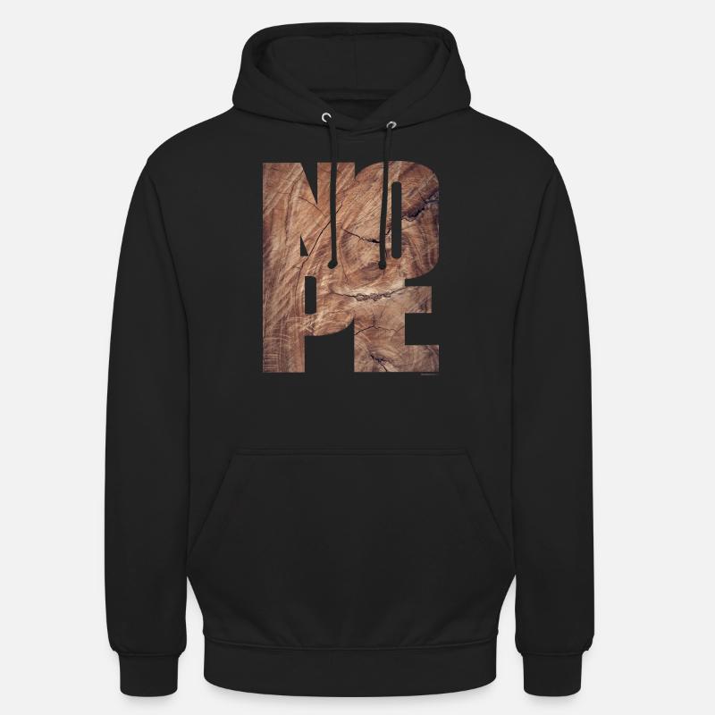 NOPE - sei kein Ja - Sager! - Unisex Hoodie - Schwarz