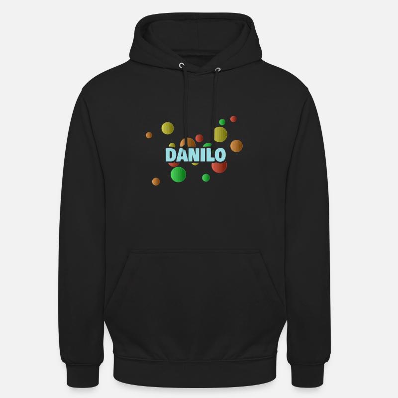 Anniversaire Danilo - Sweat-shirt à capuche unisexe - noir