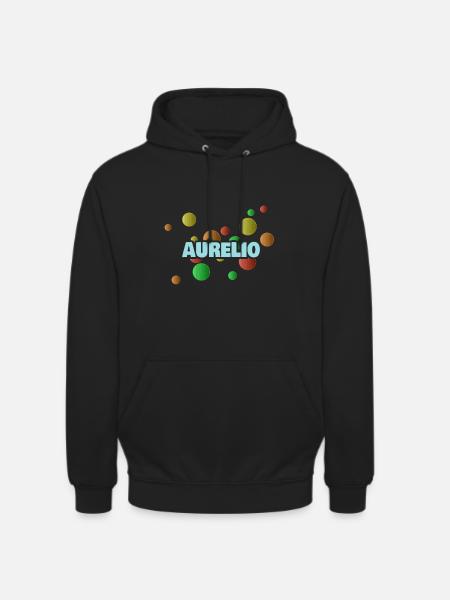First name Aurelio - Unisex Hoodie - black
