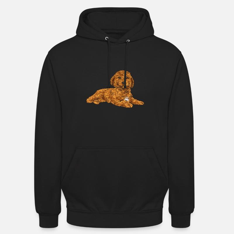Cavapoo Capoodle Cavoodle Chien Cadeau - Sweat-shirt à capuche unisexe - noir