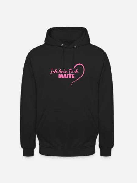 LiebeDich Maite - Unisex Hoodie - Schwarz