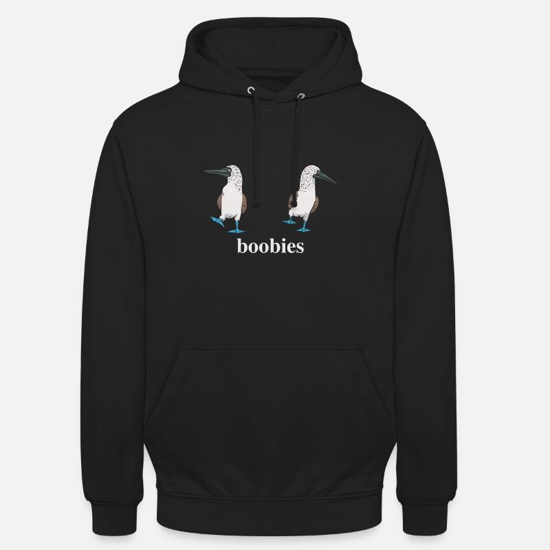 Blaufußtölpel Blue-footed Booby Seevogel - Unisex Hoodie - Schwarz
