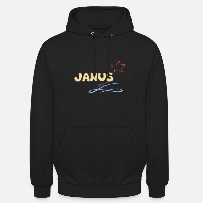 Geschenk Janus - Unisex Hoodie - Schwarz