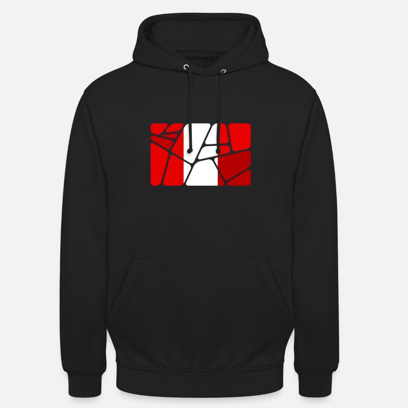 Peru Peru - Bluza z kapturem typu unisex - czarny