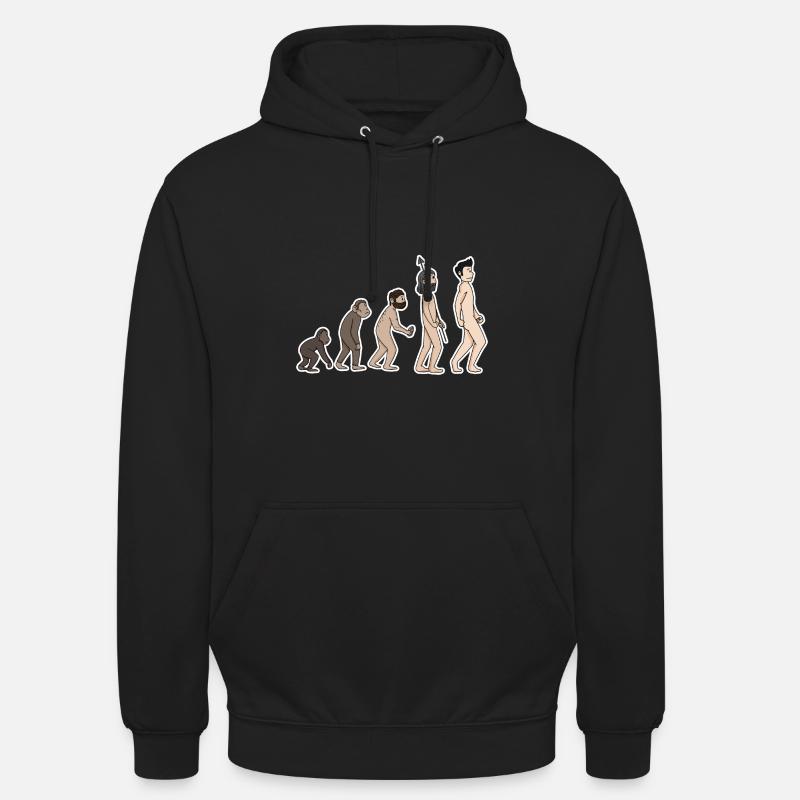 evolution - Unisex Hoodie - black