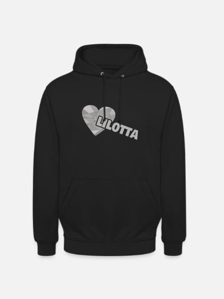 Heart Lilotta - Unisex Hoodie - black