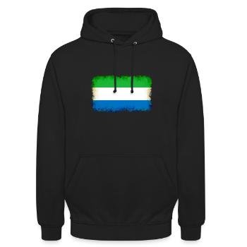 Leone as Sierra - Unisex Hoodie - black - Front - Alina (178cm) & Michal (187cm)