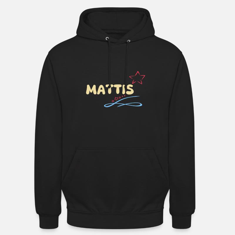 Cadeau Mattis - Sweat-shirt à capuche unisexe - noir