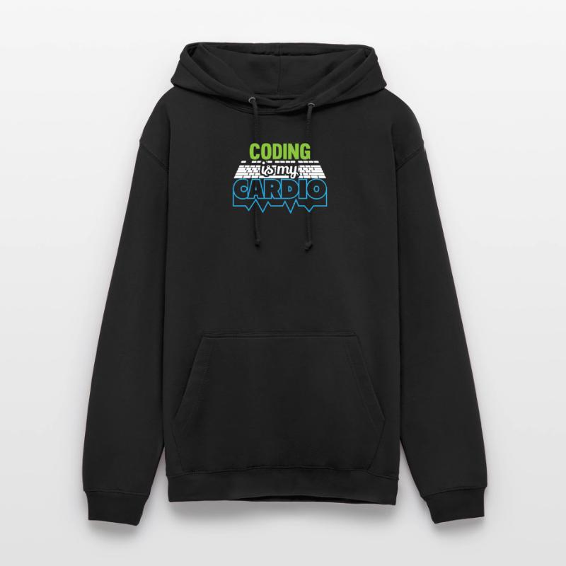 PROGRAMMERS Coding est mon développeur Cardio Funny Sweat-shirt à capuche unisexe