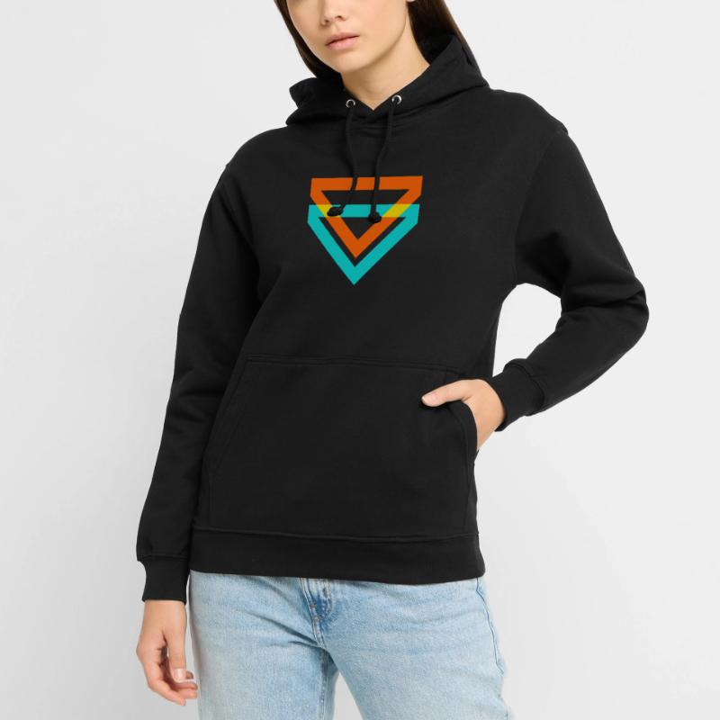 Triangle Triangles sont une sorte d'illusion Sweat-shirt à capuche unisexe