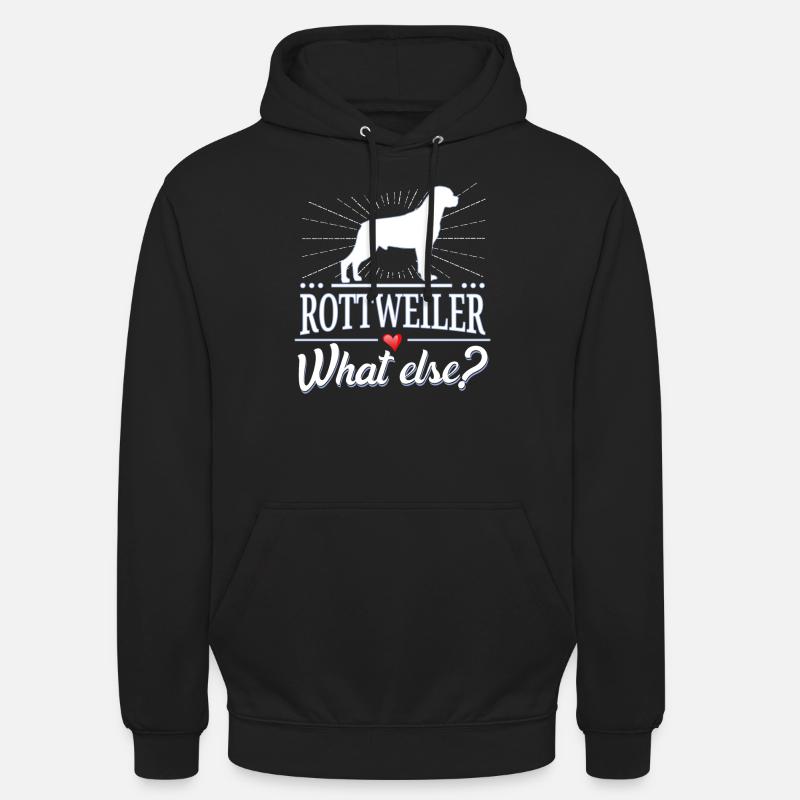 Rottweiler what else? - Unisex Hoodie - black
