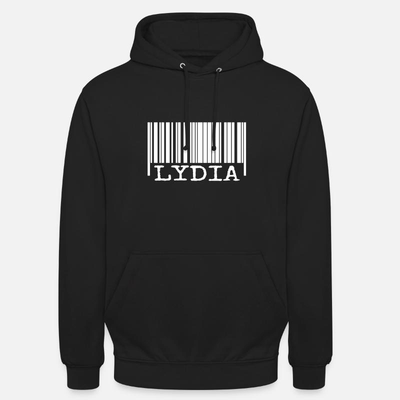 Strichcode Lydia - Unisex Hoodie - Schwarz