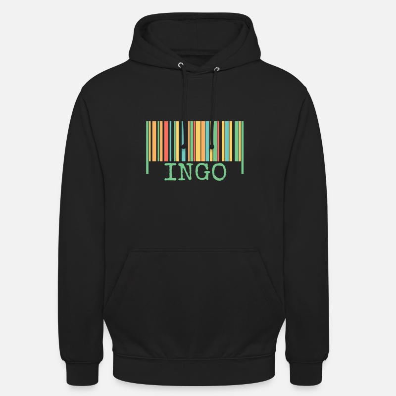 Barcode Ingo - Unisex Hoodie - black