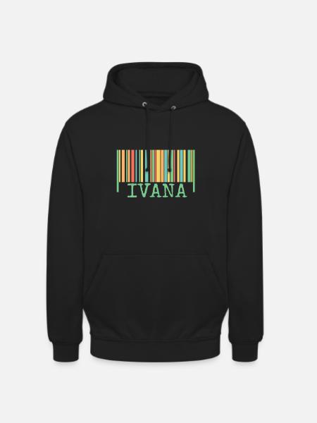 First name Ivana - Unisex Hoodie - black