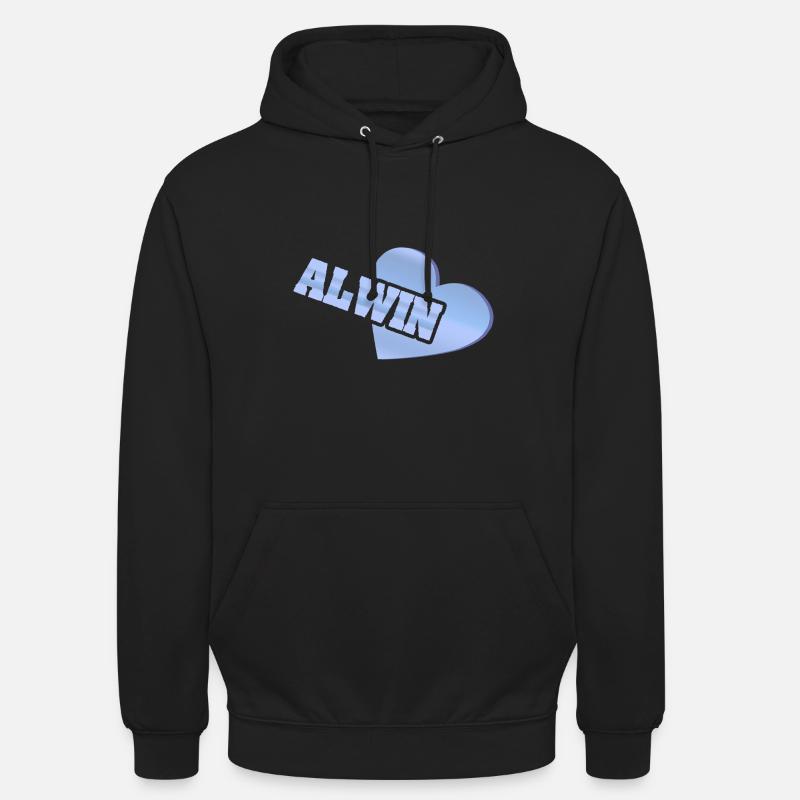 J’adore Alwin - Sweat-shirt à capuche unisexe - noir